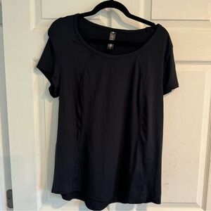 Yogalicious black womens x-large workout top